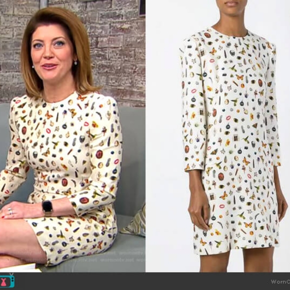 Alexander McQueen obsession print dress aso celebrities blogger favorite - Picture 2 of 3